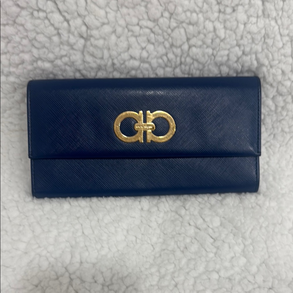 Salvatore Ferragamo Blue Wallet